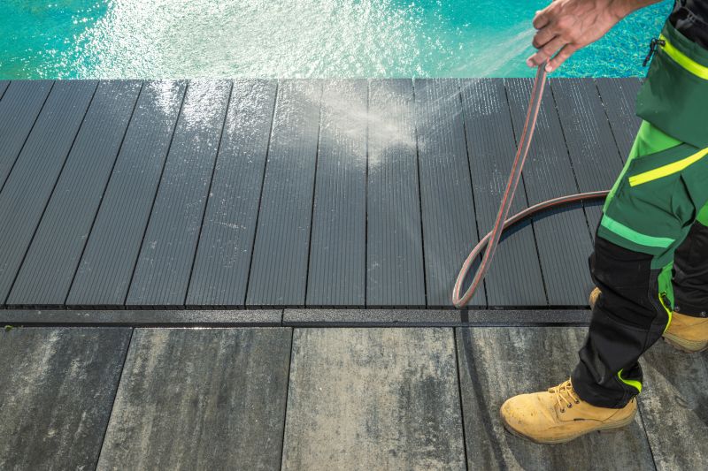 Pool Deck Cleaning detail